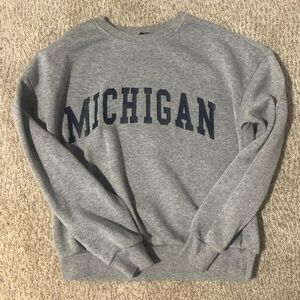michigan crewneck